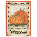Recinto 30 x 44 in. Pumpkins Welcome Printed Garden Flag - Large RE3460633